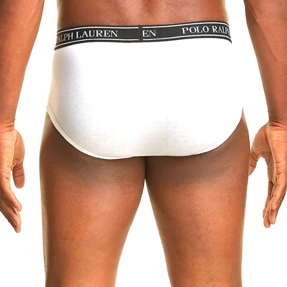 NWOT Men's Ralph Lauren Polo 2 Pairs Classic Stretch Briefs - Picture 3 of 3